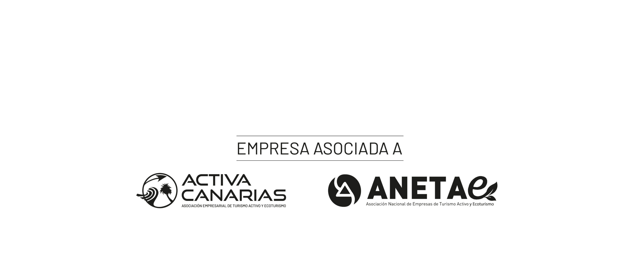Logos of activa canarias and anetae labeled as associated with "empresa asociada".